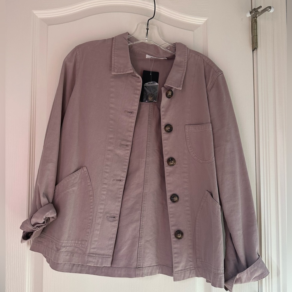 Mod ref mauve jean jacket NWT